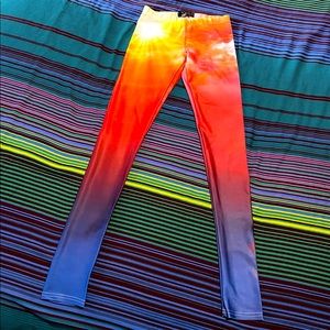 Beautiful Sunset leggings-NWT!